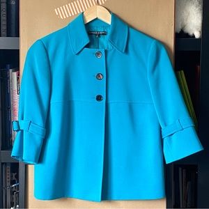 Isabella DeMarco Turquoise blazer women’s size 2